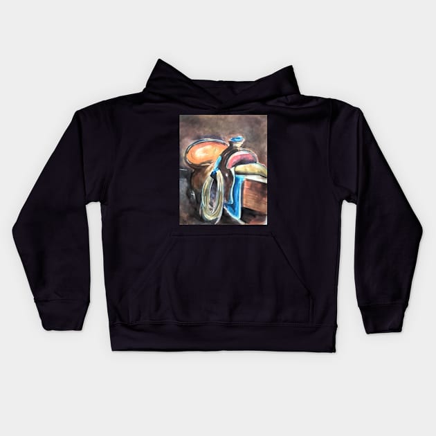 Saddle 2 Kids Hoodie by lorgh